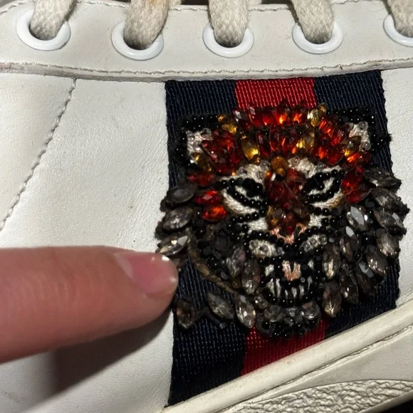 Gucci ACE  Women's tennis shoes 7.5 - Picture 4 of 12